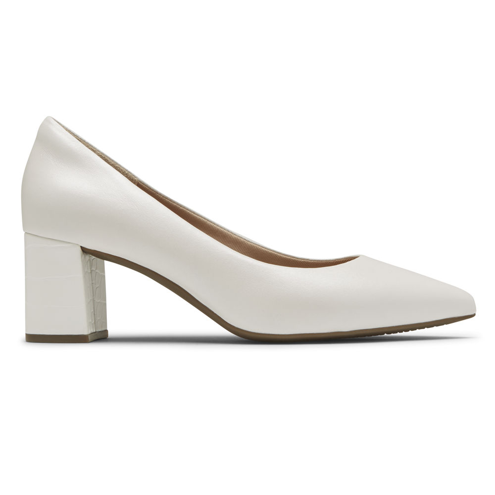 Rockport Womens Total Motion Salima - Heels White - HTY908347